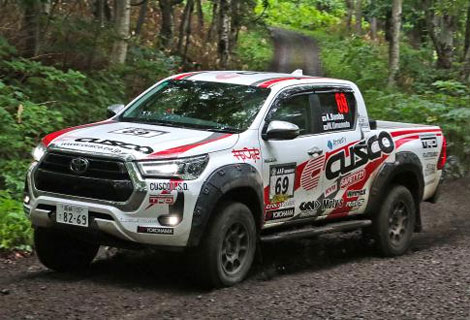 XC-2クラスで優勝した「CUSCO YHジオランダー HILUX」