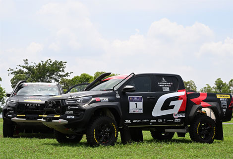 ｢TOYOTA GAZOO RACING THAILAND｣のTOYOTA Hilux Revo